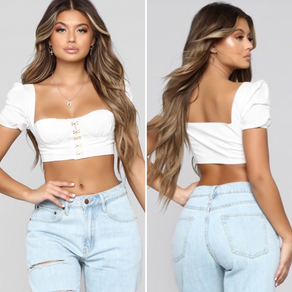 milk maid crop top 🥛✨